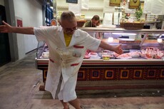 Florence Central Market Stock Photos