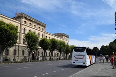 Tour Bus Parking Area in Florence near National Cabinet Building.jpg