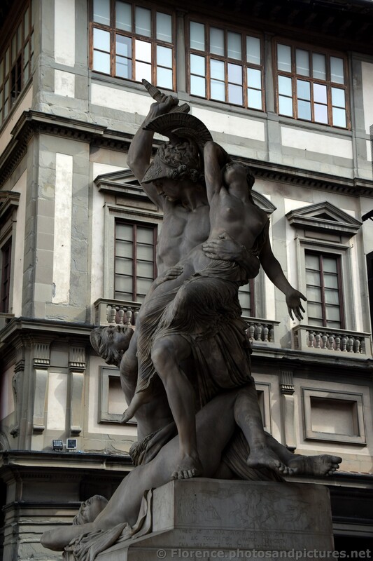 Rape of Polyxena Statue at Loggia dei Lanzi Palazzo Vecchio.jpg