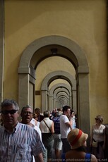 Lungarno Anna Maria Luisa de Medici next to Ponte Vecchio Concentric Arches on the Side Walk.jpg
